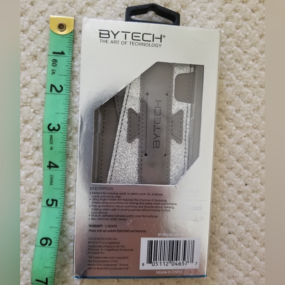 NWT BY TECH Smart Wallet by Pop Up Stand. Packaging measurement: 7"x4"